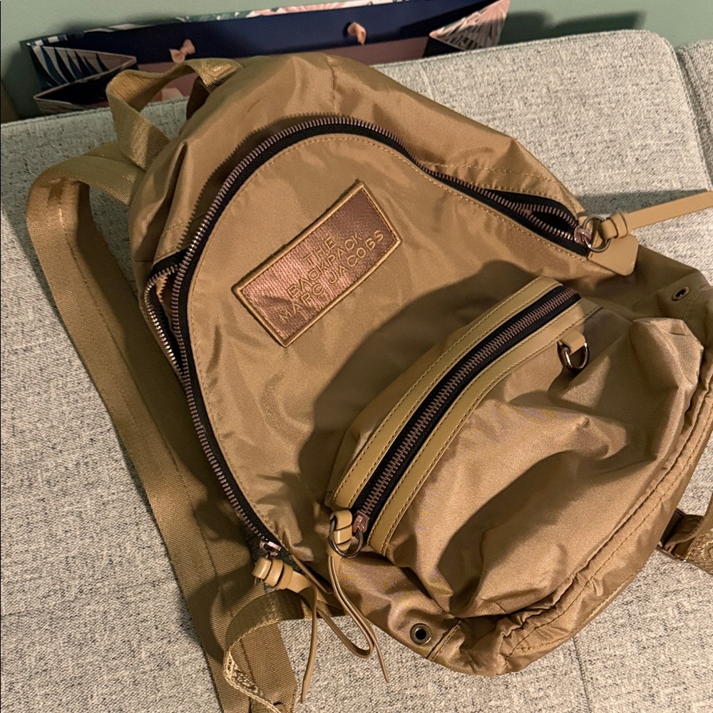 Marc Jacobs Tan Backpack